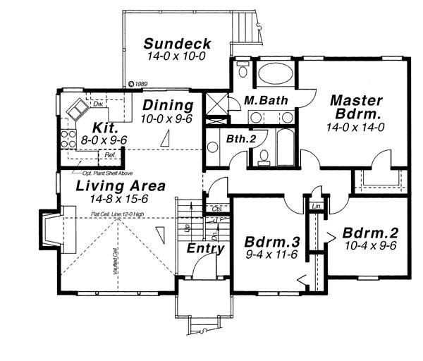 Floor Plan image of WOODBRIDGE House Plan